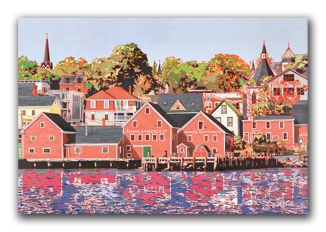 "Harbour View" Post Card  6" x 9"