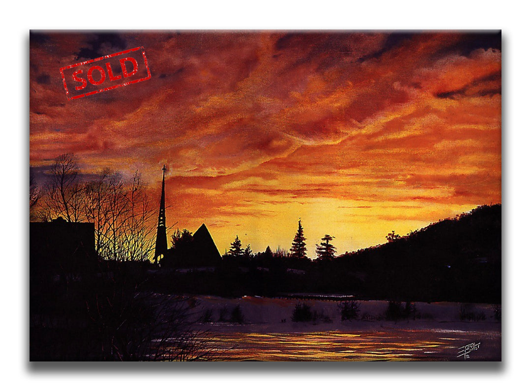 Night of Fire  24" x 30"